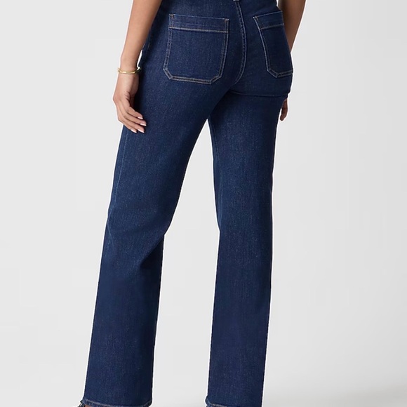 J. Crew Dark Blue Flare Jeans - Picture 7 of 8